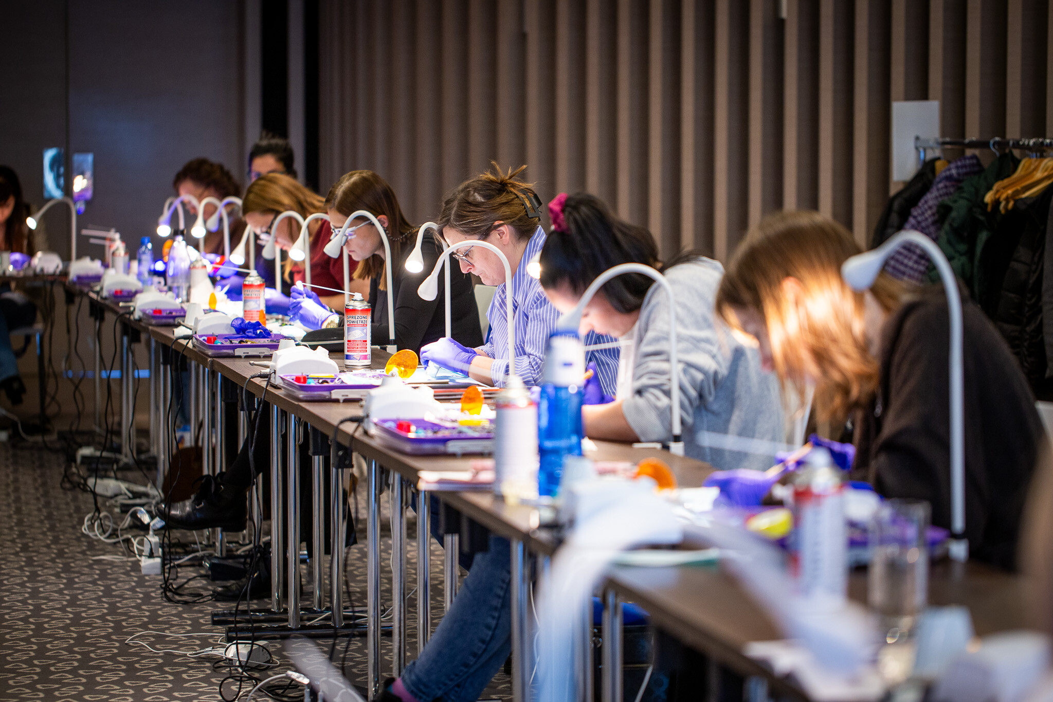 kursanci podczas kursu Flow Injection - Dental Day