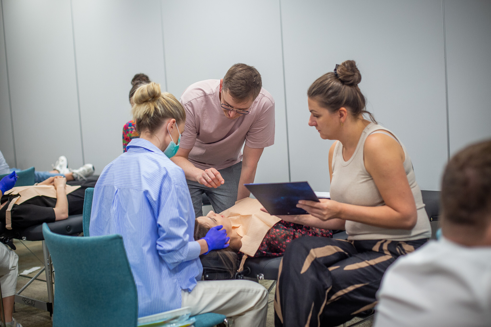 badanie stawu sżż podczas kursu z planowania leczenia