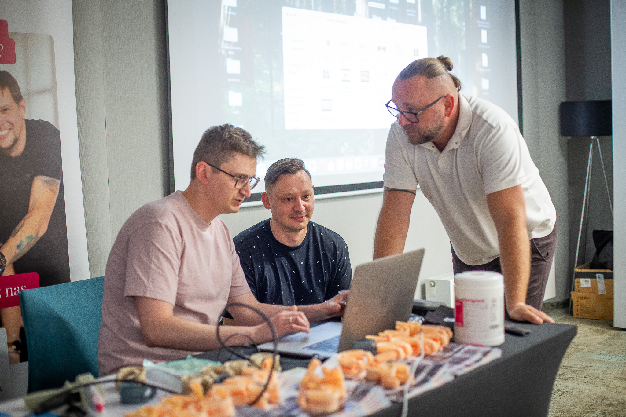 Bartłomiej Załęski i kursanci