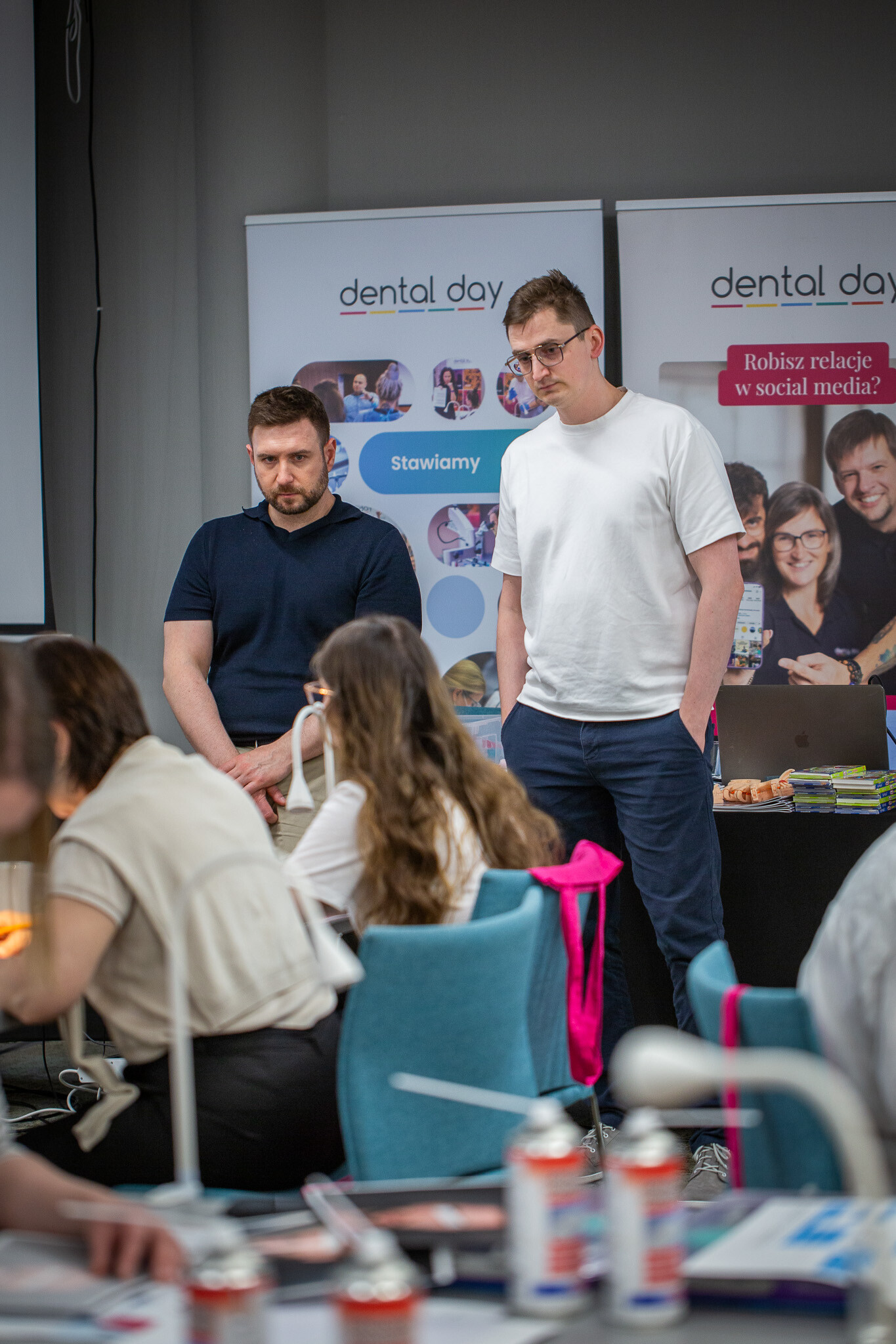 Prowadzący szkolenie - Bartłomiej Załęski i Karol Babiński