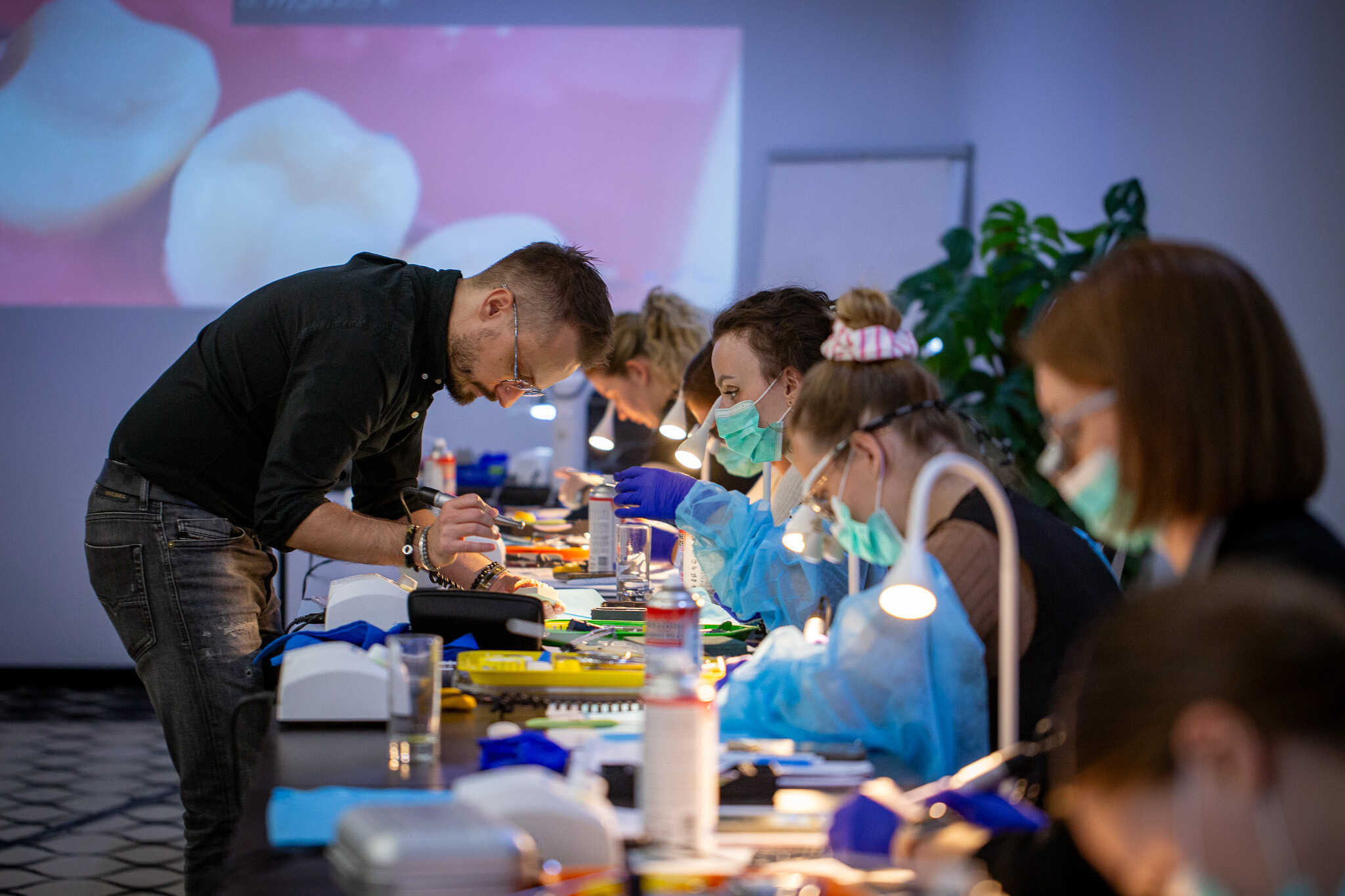 ćwiczenia praktyczne na kursie - Dental day