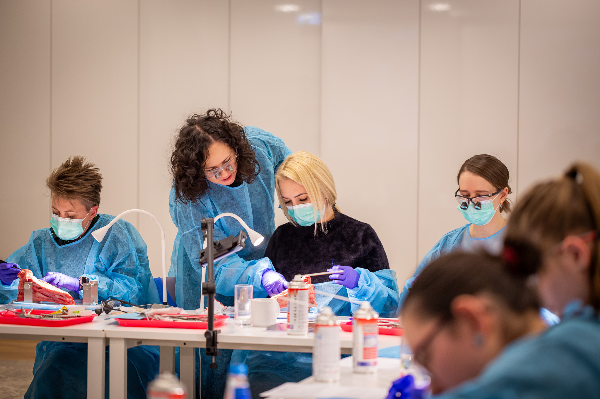 dr n. med. Lidia Jamróz-Wilkońska i kursanci z Dental Day